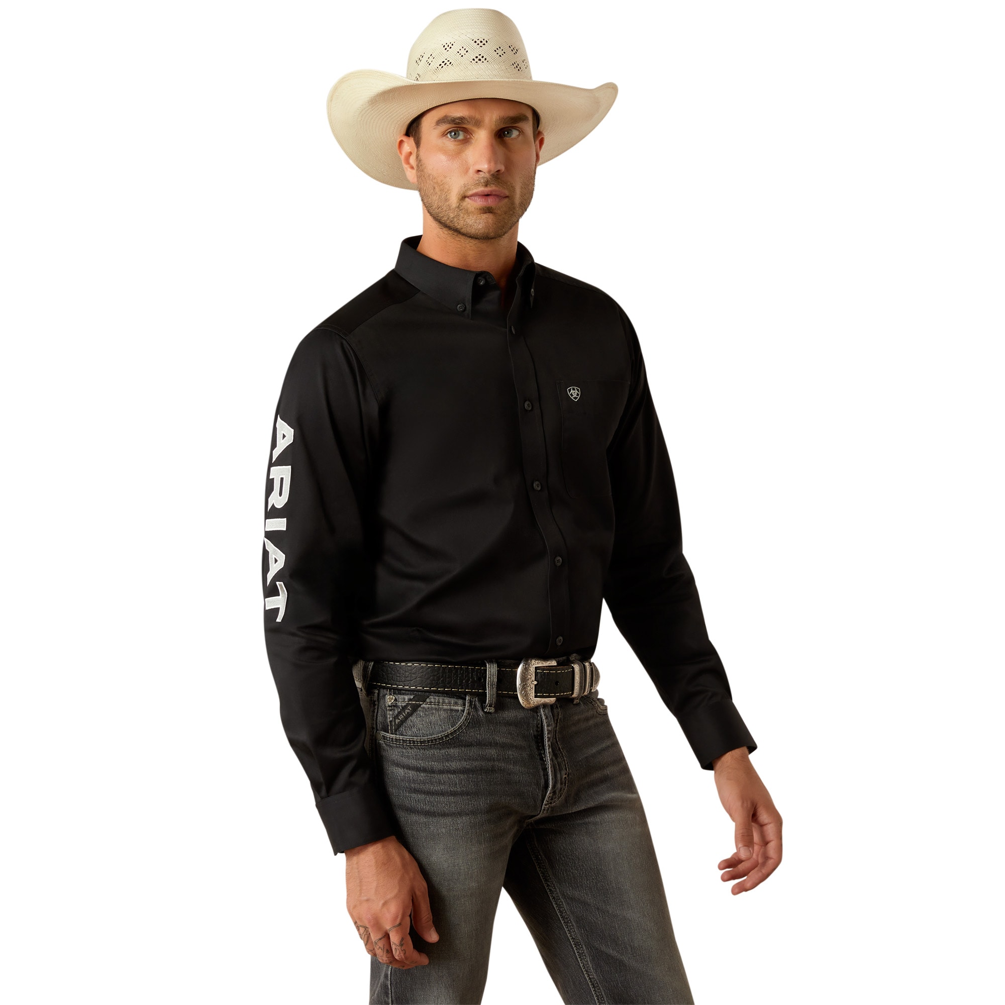 Skjorta  Mns Team Logo Twill Fitted ARIAT®