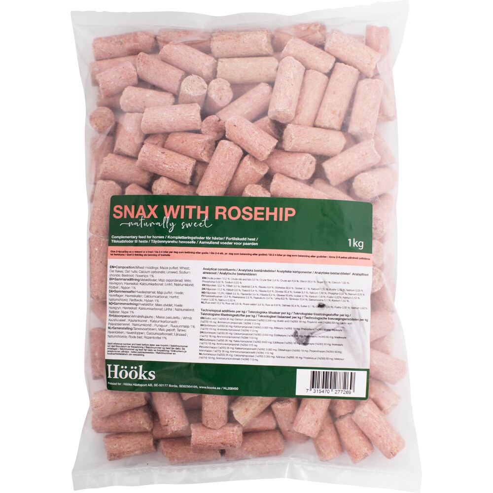 Hästgodis 1 kg Rosehip Snax 1kg Hööks