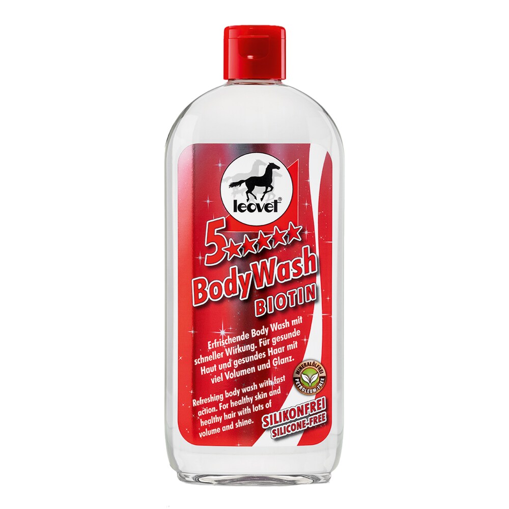 Hästschampo  5-Star Biotin Body Wash leovet®