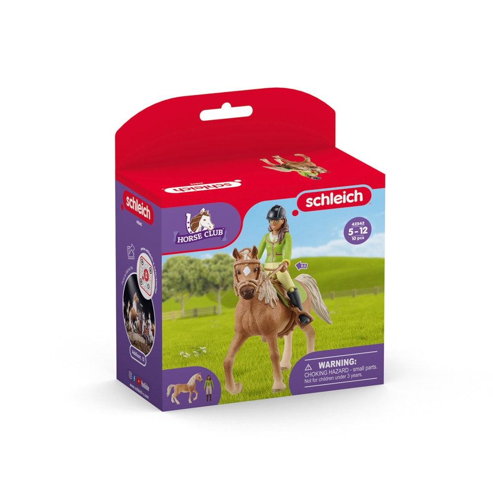 Leksak  Horse Club Sarah & Mystery Schleich